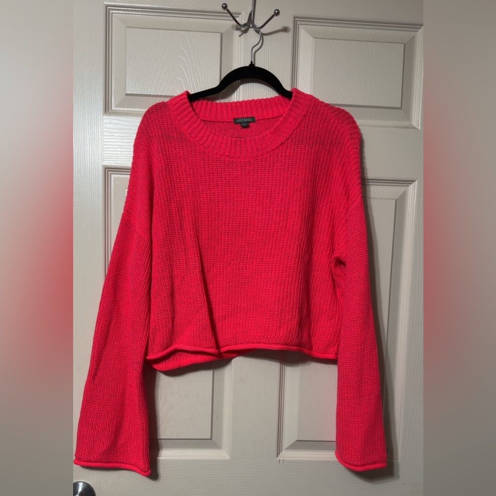 Wild Fable Vibrant Hot Pink Knit Pullover